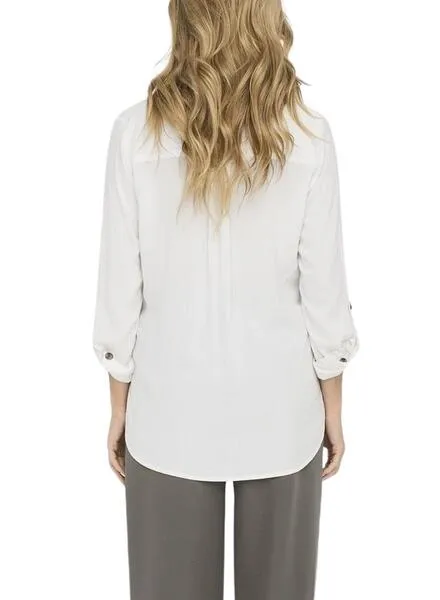 Camisa blanca mujer Yasmin, solo ¡Compra ahora!