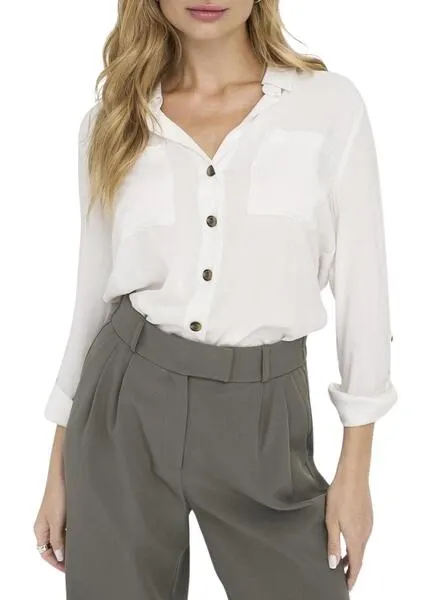 Camisa blanca mujer Yasmin, solo ¡Compra ahora!