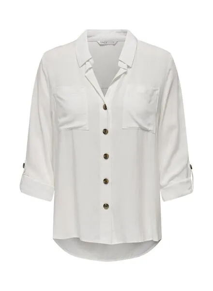 Camisa blanca mujer Yasmin, solo ¡Compra ahora!