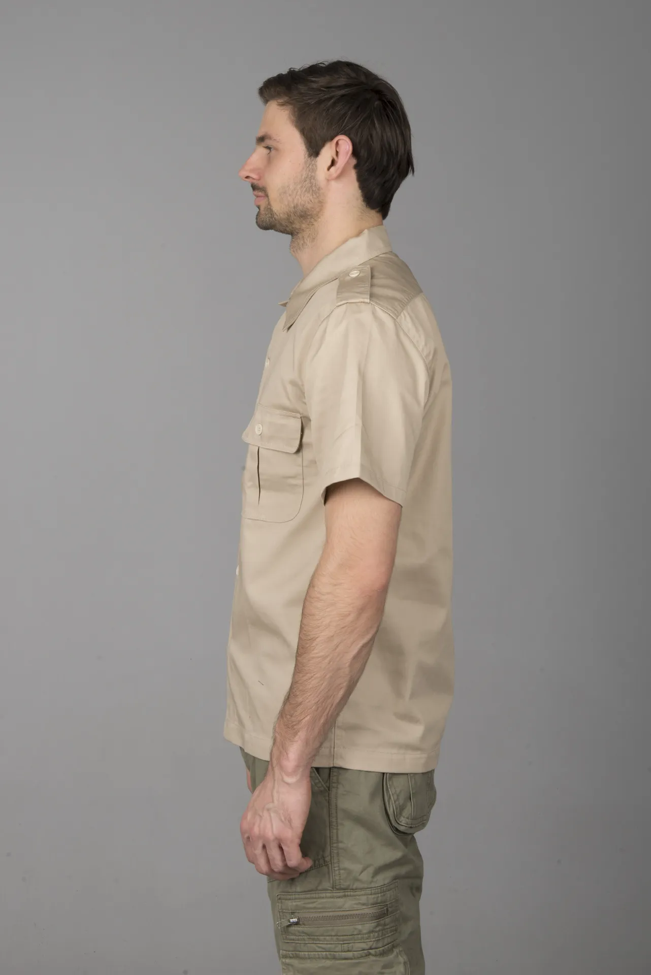 Camisa Brandit US 1/2 Beige