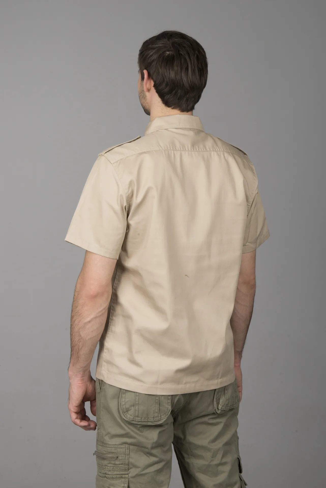 Camisa Brandit US 1/2 Beige