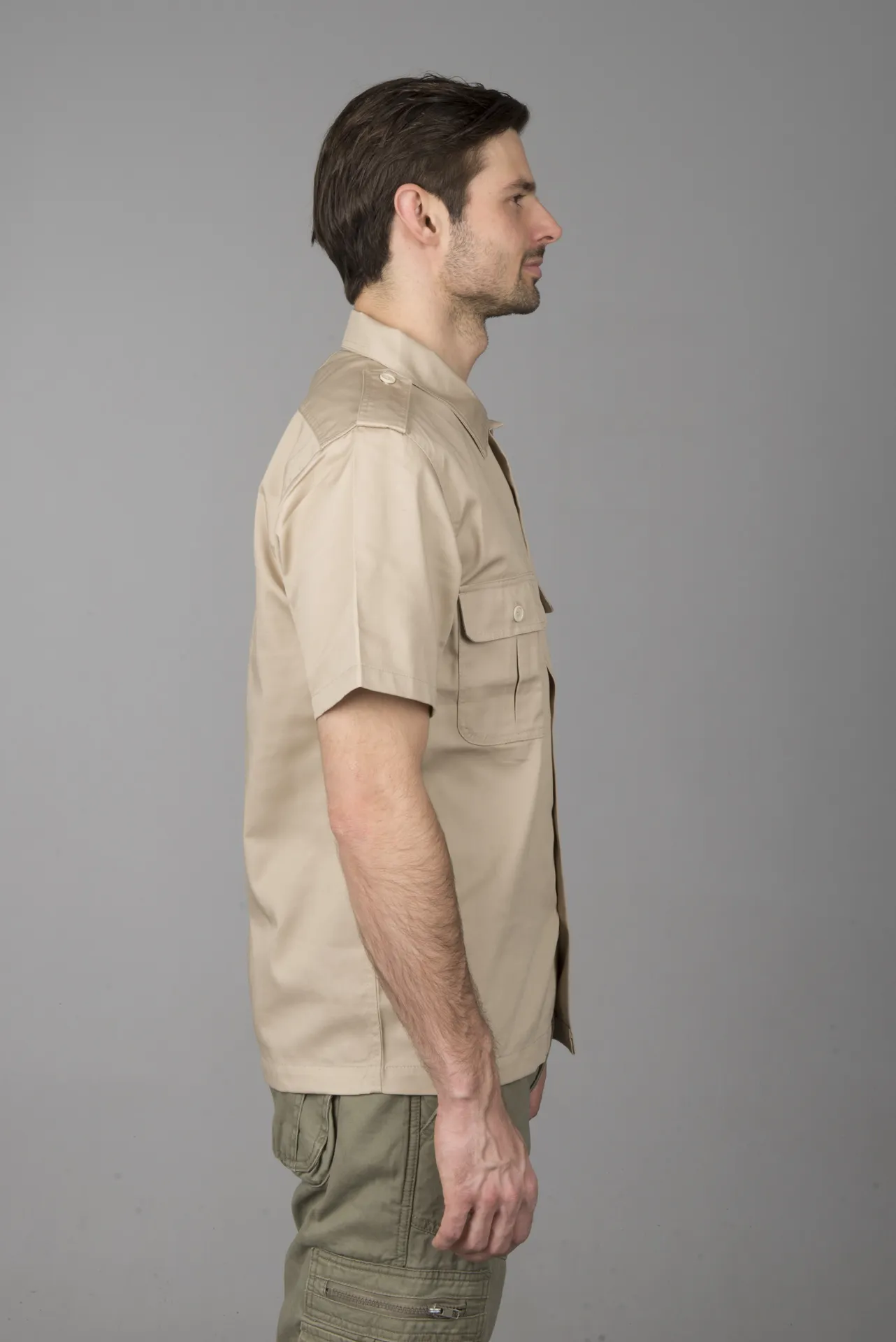 Camisa Brandit US 1/2 Beige