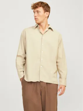 Camisa Corte wide | Beige | Jack & Jones®