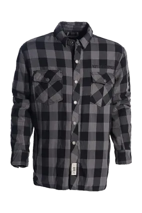 Camisa de Moto West Coast Choppers Aramid Gris-Negro