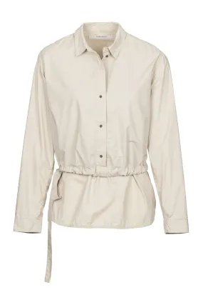 CAMISA FRUNCE BEIGE TAKU