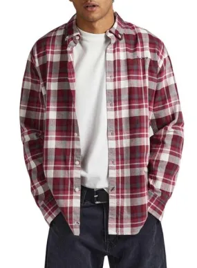 Pepe Jeans Cressing Red Shirt Men.