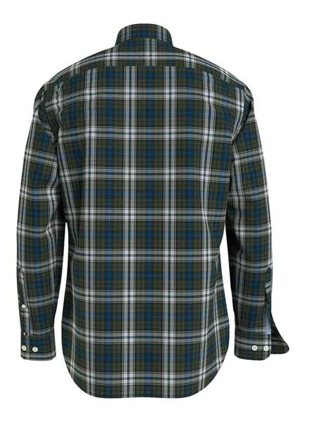 Tommy Hilfiger Green Tartan Shirt for Men