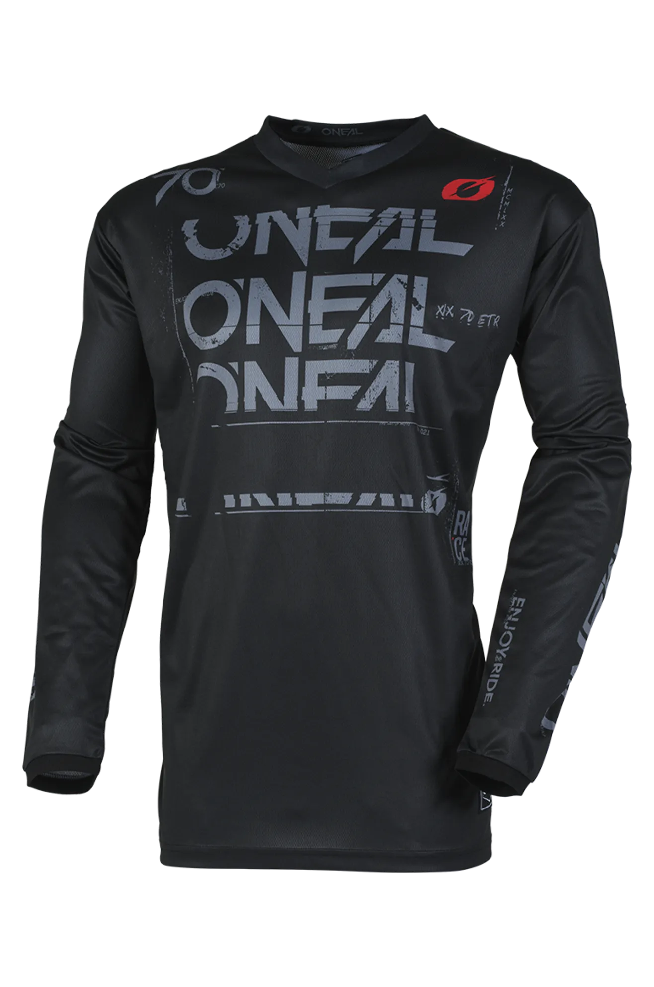 Camiseta de Cross O'Neal Element Negro-Gris 