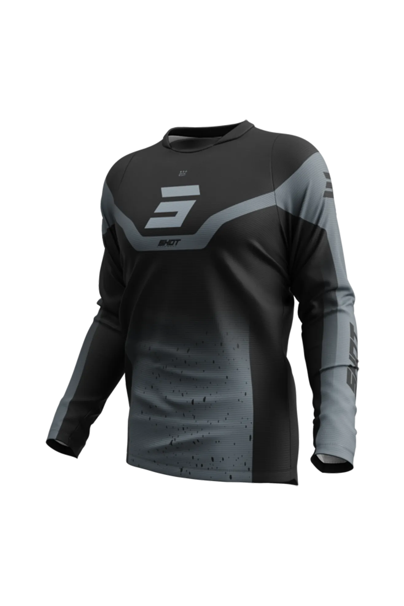 Camiseta de Cross Shot Devo Blast Negro-Gris 