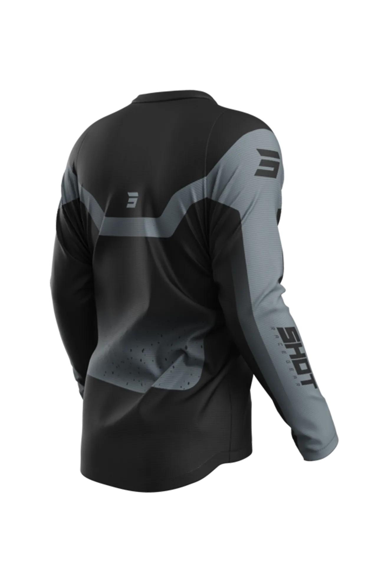 Camiseta de Cross Shot Devo Blast Negro-Gris 