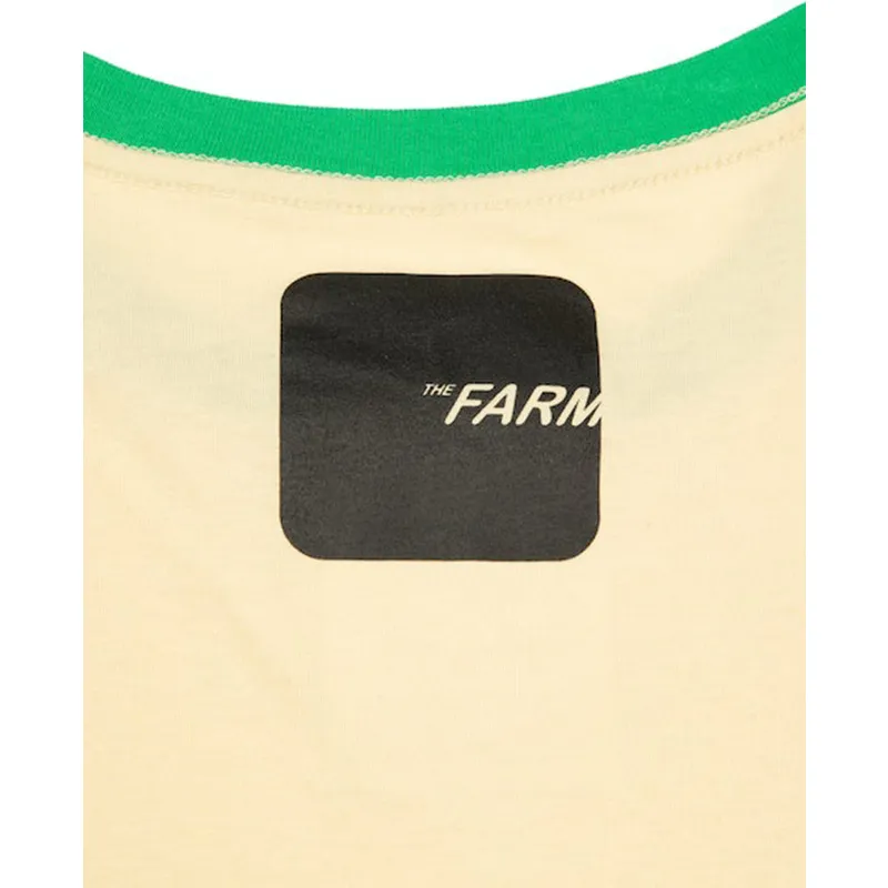 Camiseta de manga corta amarilla y verde vaca Cash Green Milk The Farm de Goorin Bros.