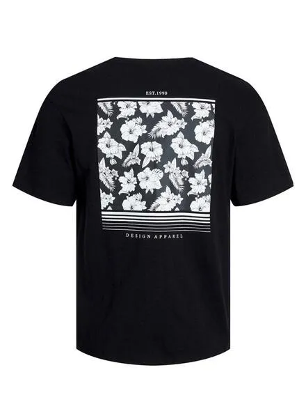 Black Men's T-shirt by Jack and Jones - Guru