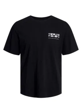 Black Men's T-shirt by Jack and Jones - Guru