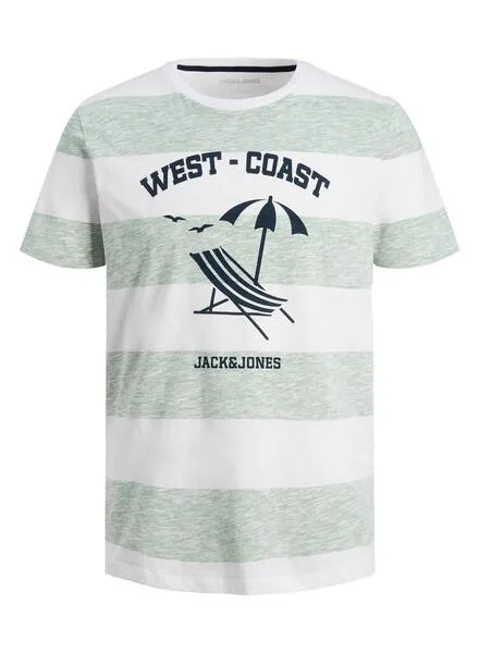 Jack and Jones Summer Green Men's T-Shirt.