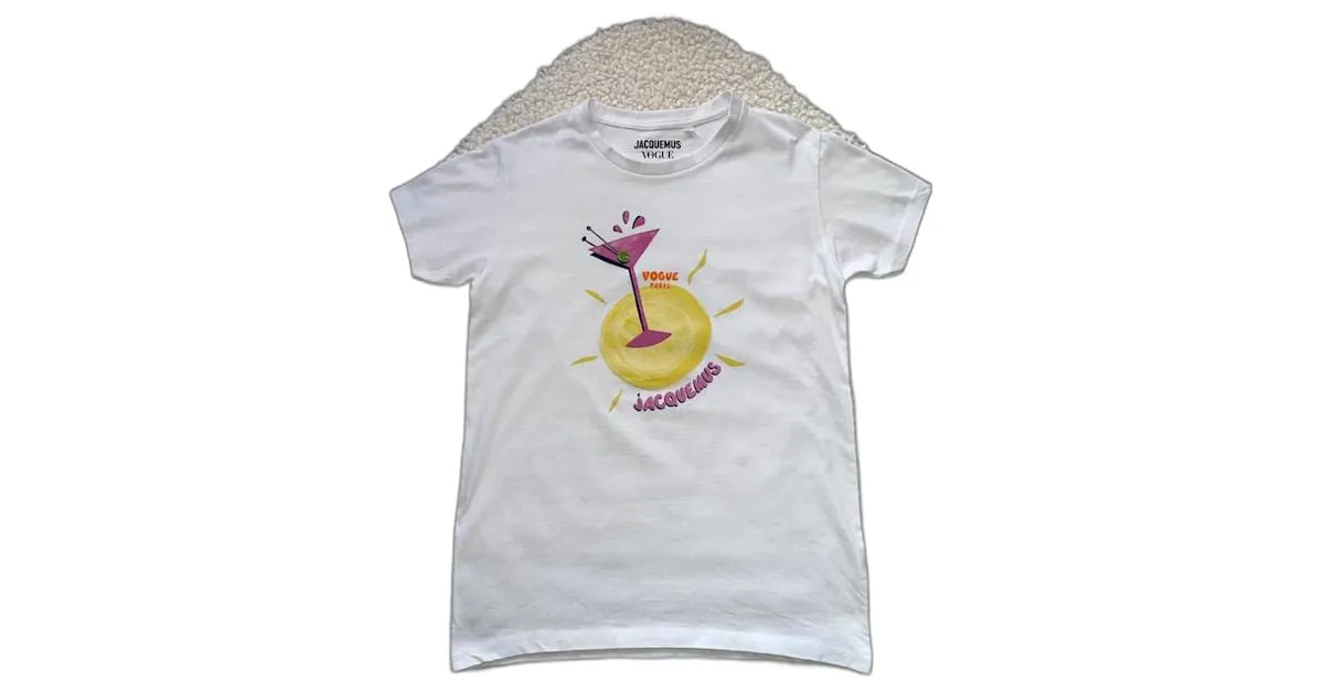 Camiseta Jacquemus X Vogue Talla S Blanco 