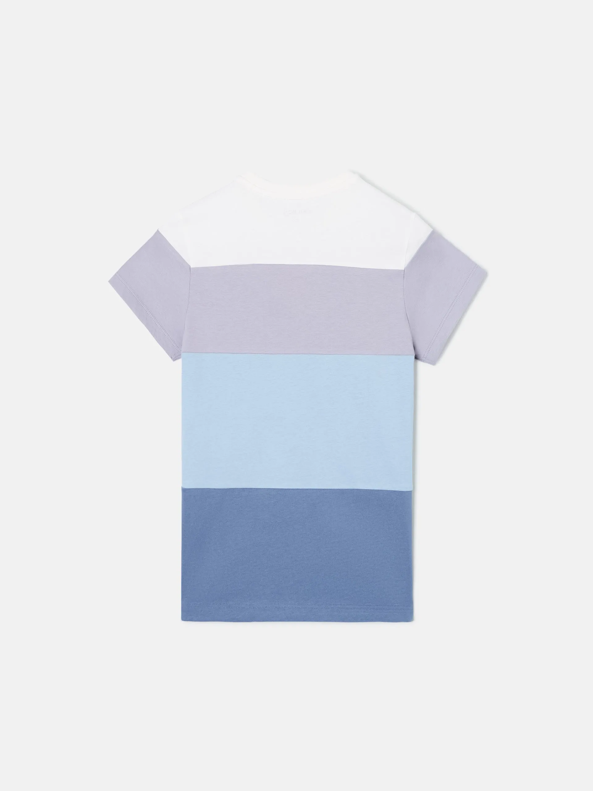 Camiseta kids rayas multicolor gris