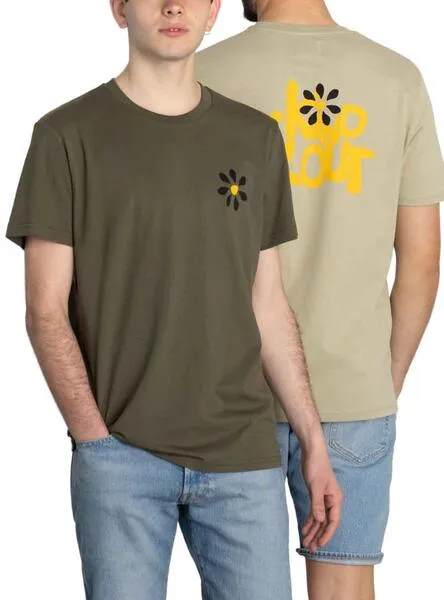 Khaki Rudbeckia T-Shirt for Men and Women