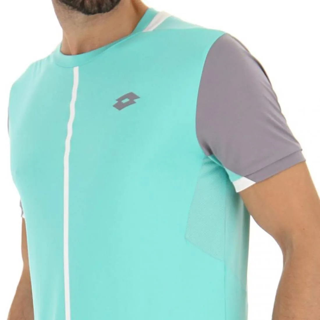 Camiseta Lotto Top IV Verde Turquesa Gris Plata | Lotto