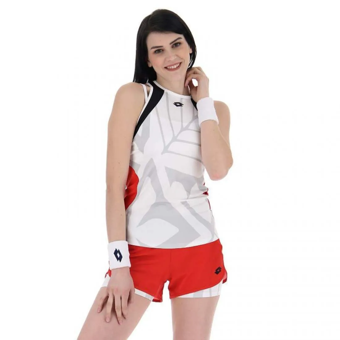 Camiseta Lotto Top Ten III Blanco Rojo | Lotto