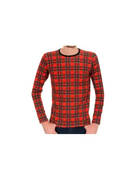 Red Tartan Long Sleeve T-Shirt