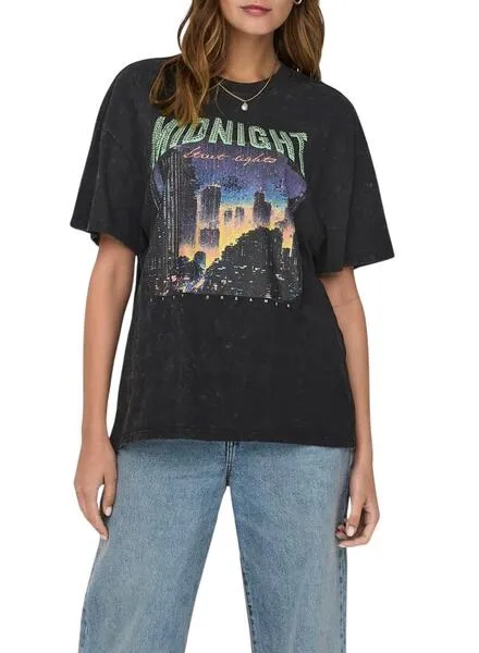 Women's Only Lucca Midnight Black T-Shirt