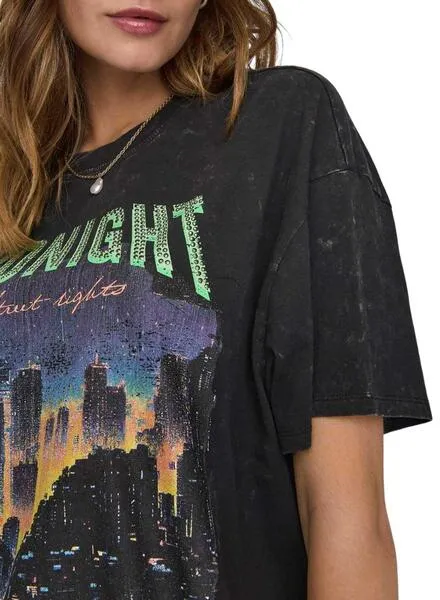 Women's Only Lucca Midnight Black T-Shirt