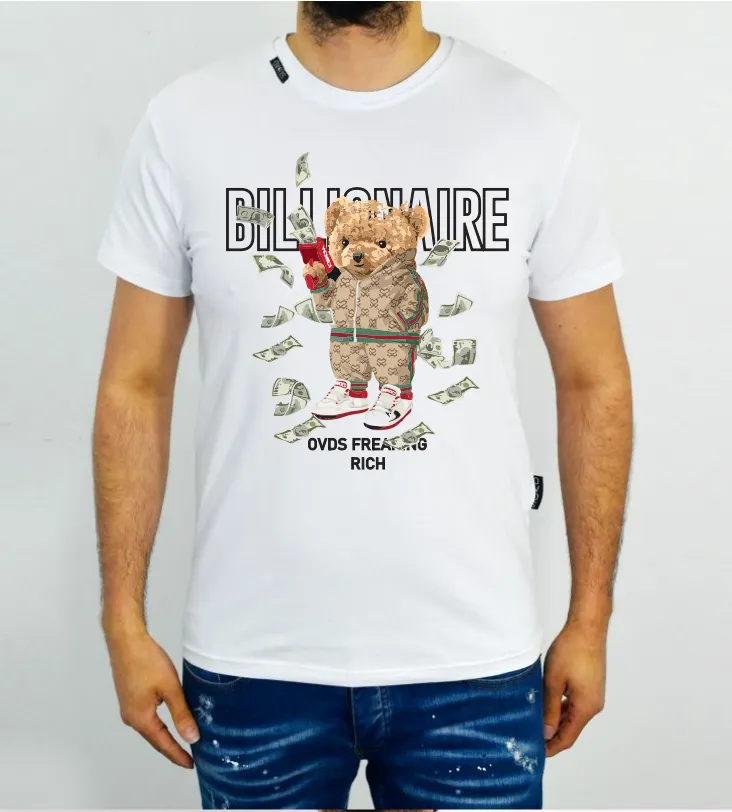 White Camiseta OVDS - 21086BILLION