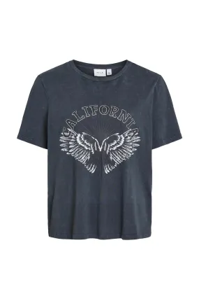 Black VIAROCK Rock T-shirt