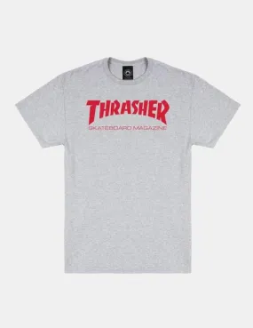 Camiseta Thrasher SKATE MAG - Gris rojo