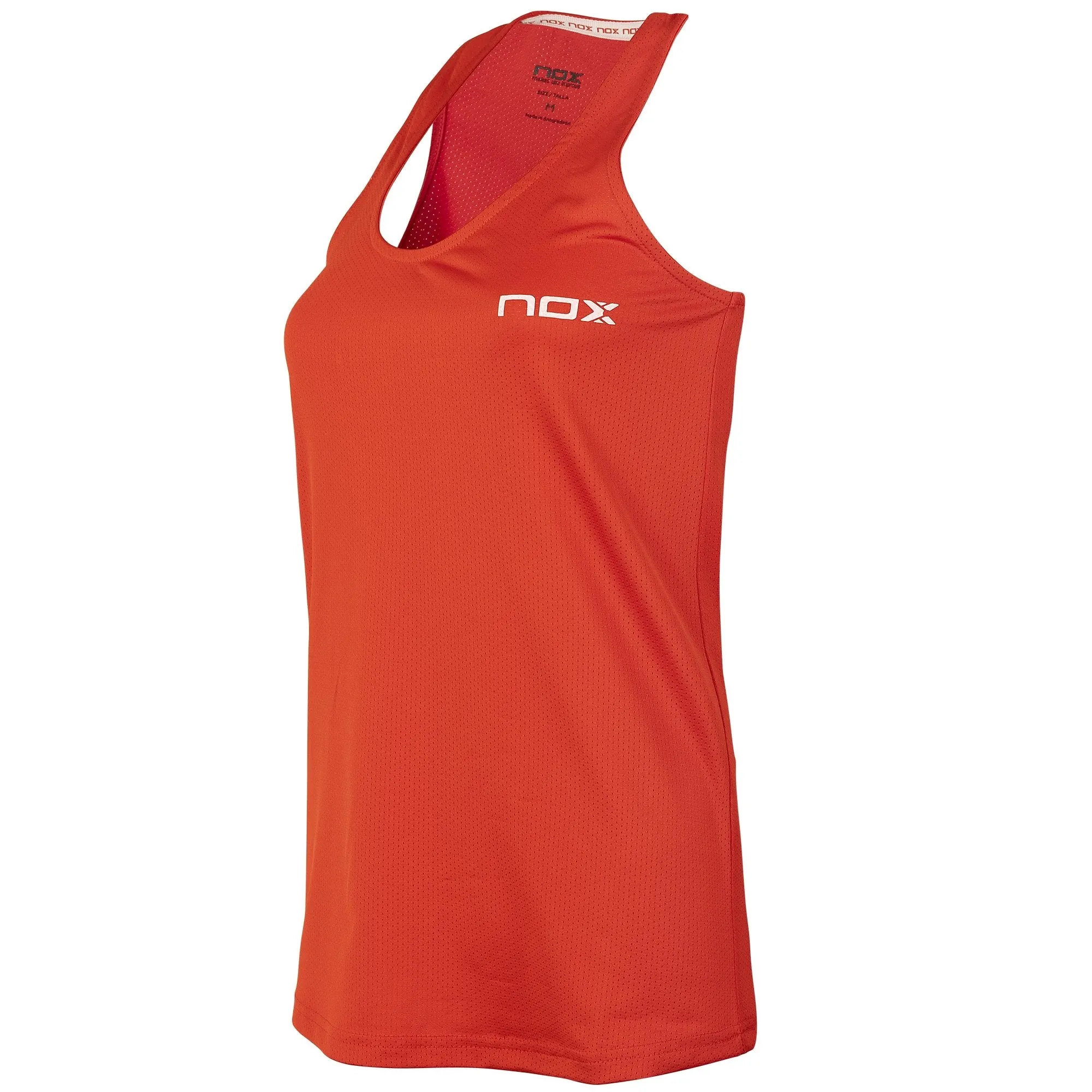 CAMISETA TIRANTES pádel mujer TEAM rojo