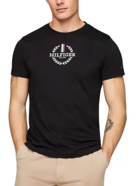 Tommy Hilfiger Black Men's Global T-Shirt