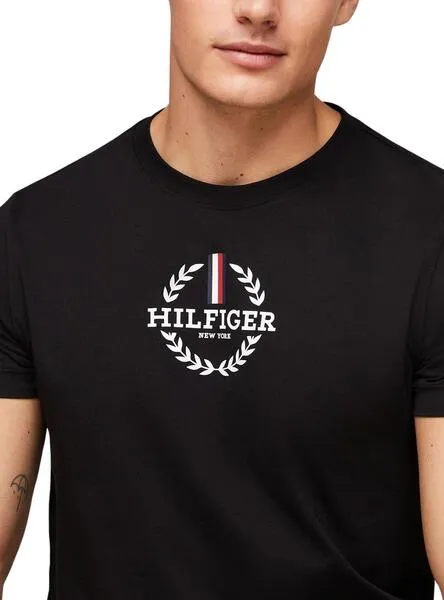 Tommy Hilfiger Black Men's Global T-Shirt