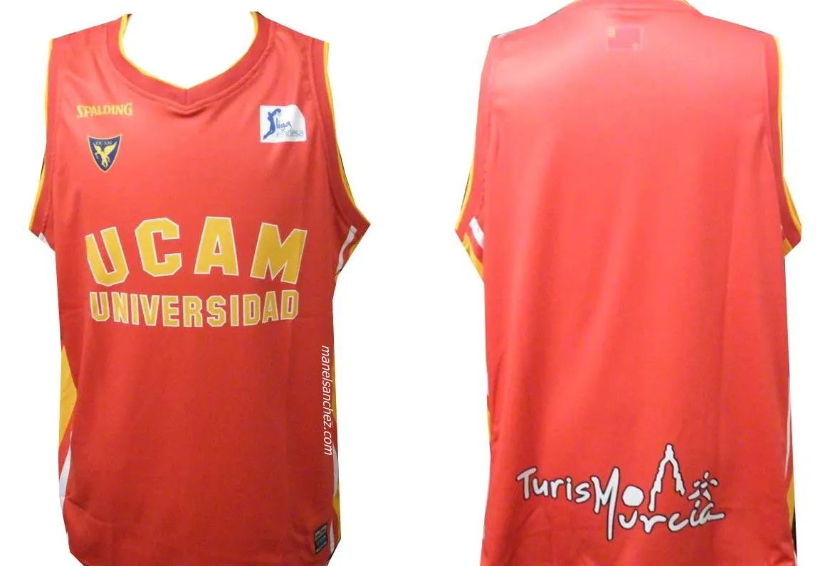 Camiseta Ucam Murcia ACB (rojo/amarillo)