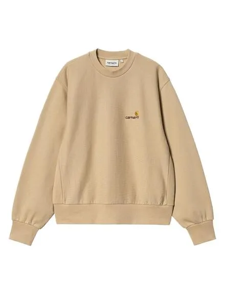 Carhartt American Script Beige Women's Sweatshirt