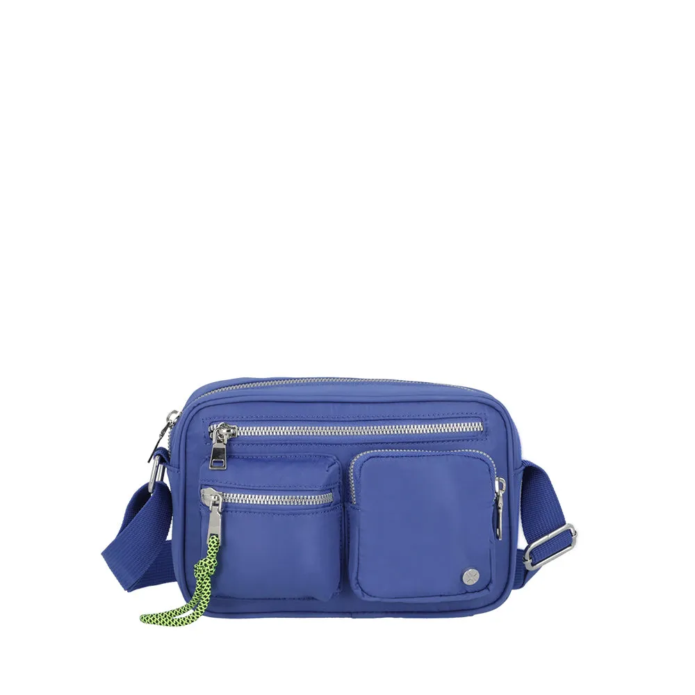 Cartera bandolera Hazel azul S