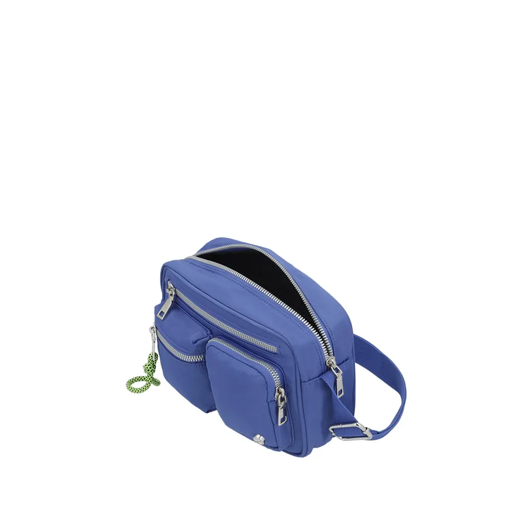 Cartera bandolera Hazel azul S