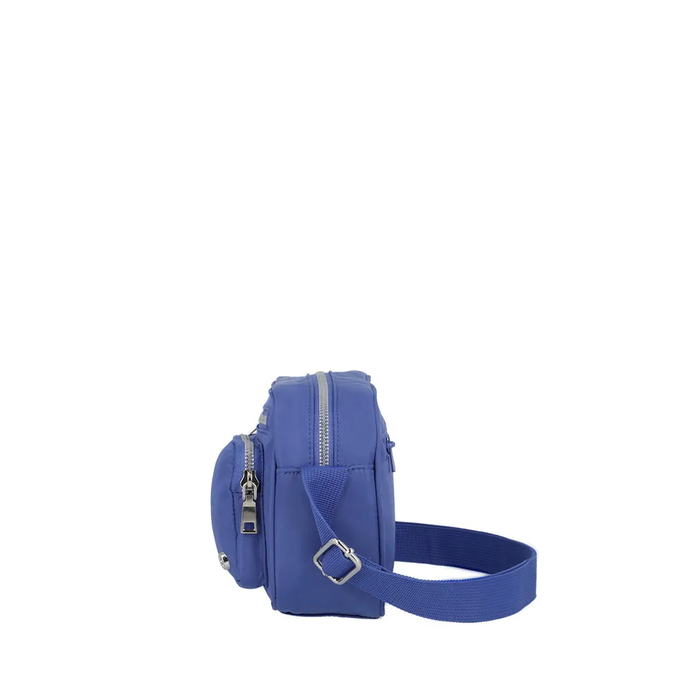 Cartera bandolera Hazel azul S