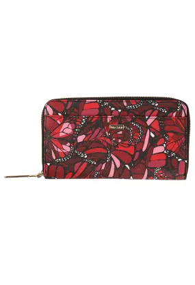 Cartera Grande Saffiano Vuelo de Mariposa Rojo