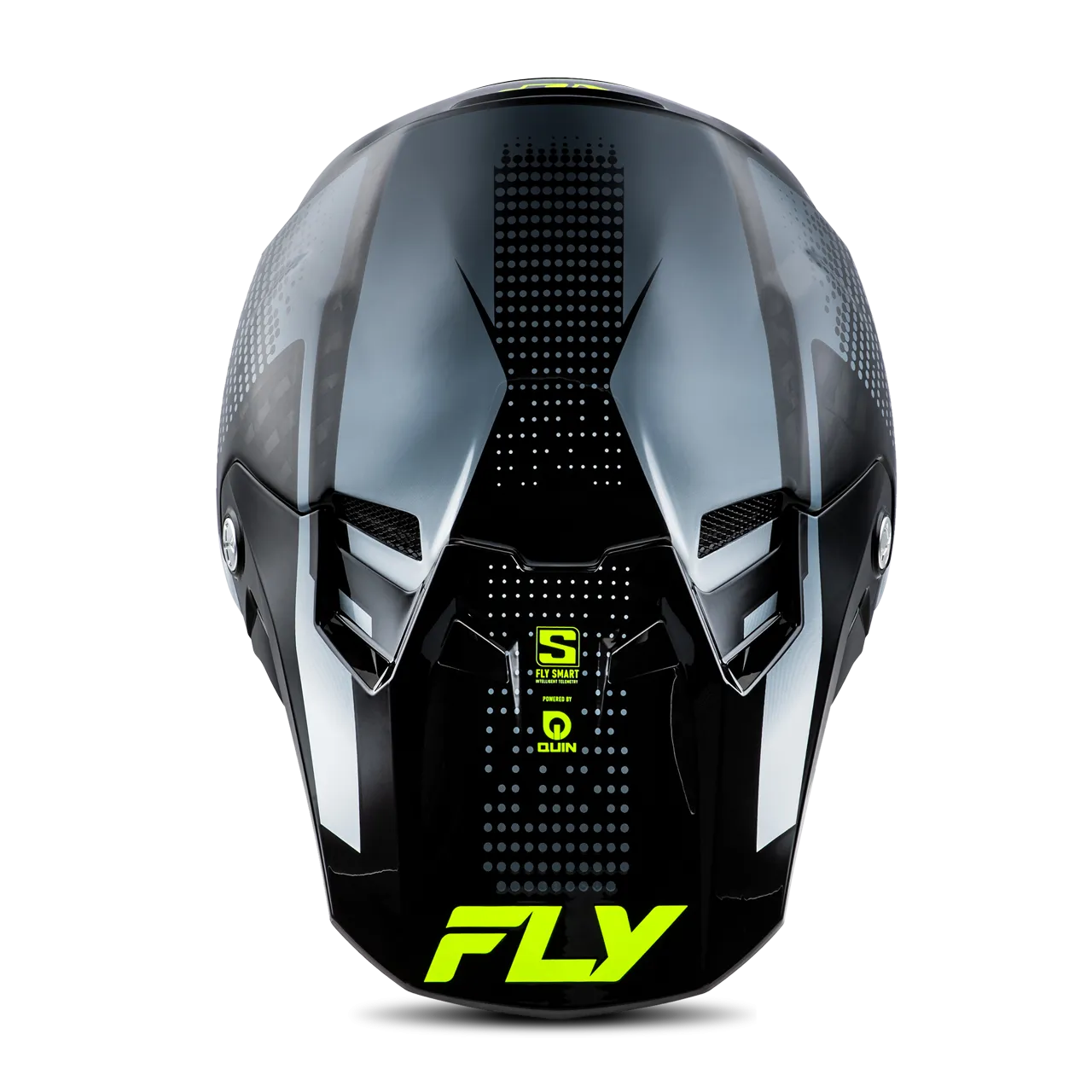 Casco de Cross FLY Racing Formula S Protocol Carbono-Gris-Hi-Vis