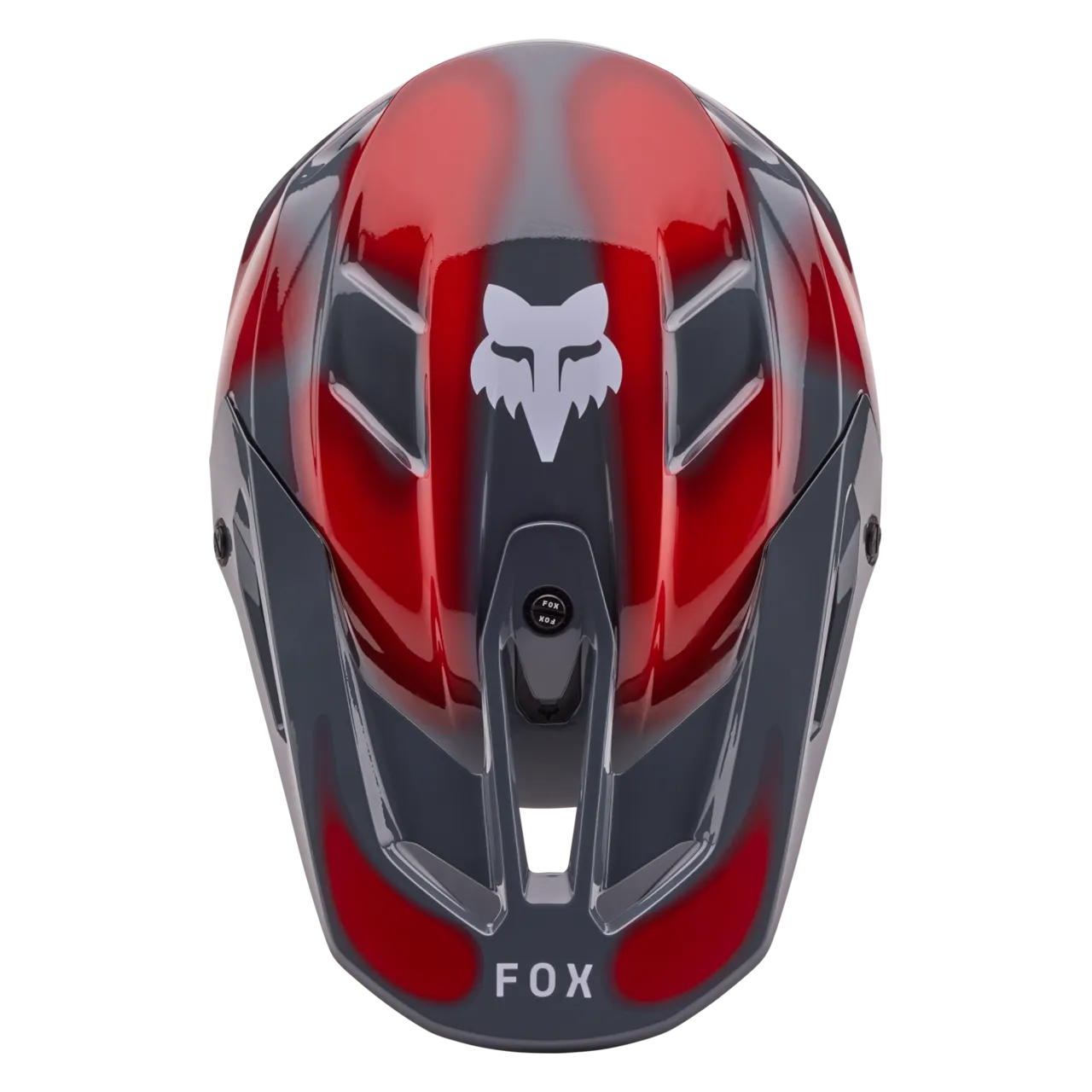 Casco de Cross Niño FOX V3 Volatile Gris-Rojo