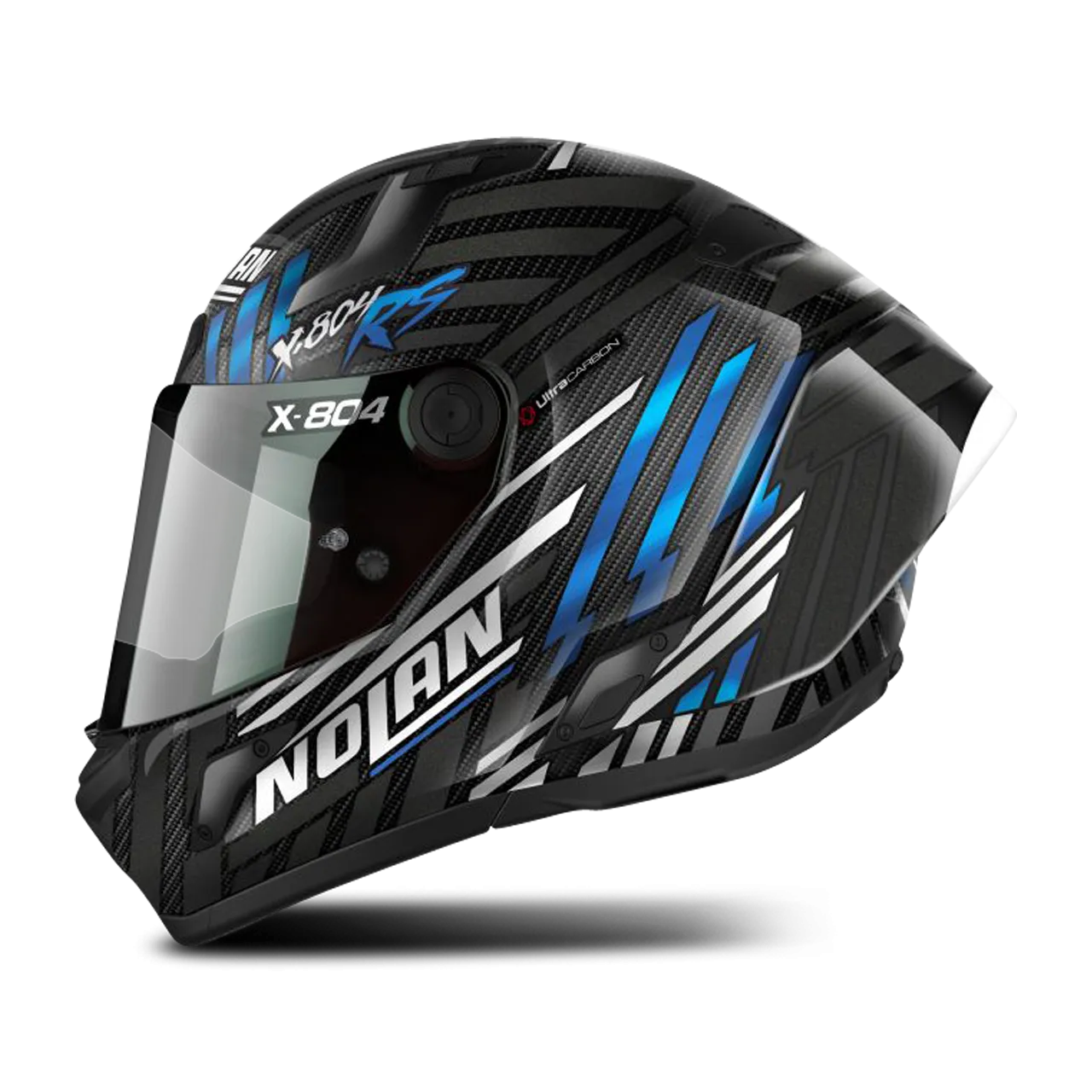 Casco Integral Nolan X-804 RS Ultra Carbon Azul-Gris