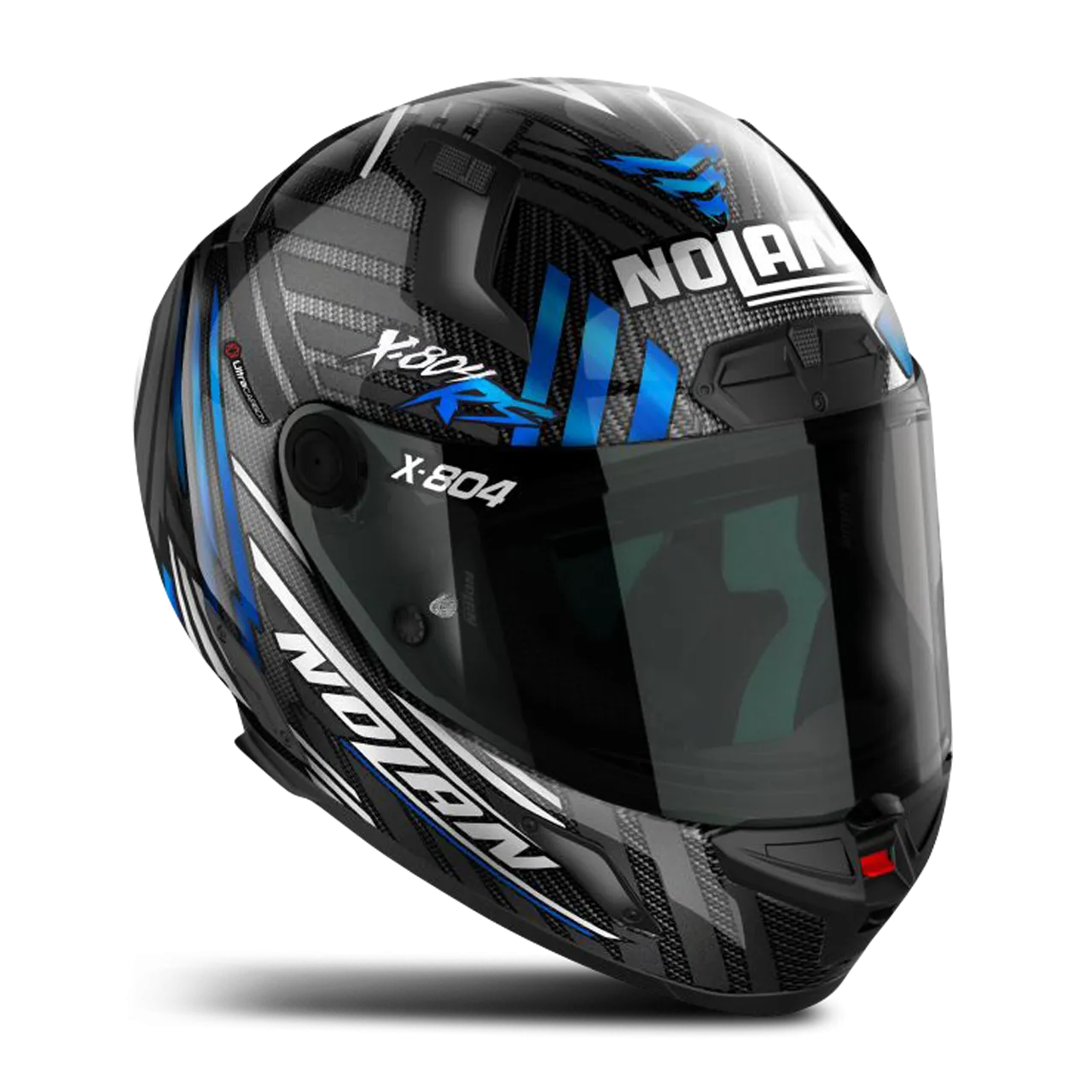 Casco Integral Nolan X-804 RS Ultra Carbon Azul-Gris