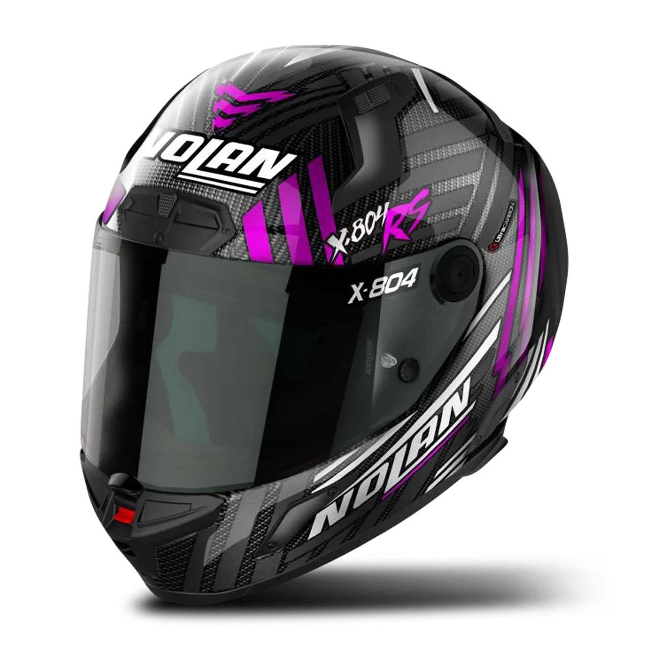 Casco Integral Nolan X-804 RS Ultra Carbon Púrpura-Gris