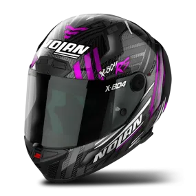 Casco Integral Nolan X-804 RS Ultra Carbon Púrpura-Gris