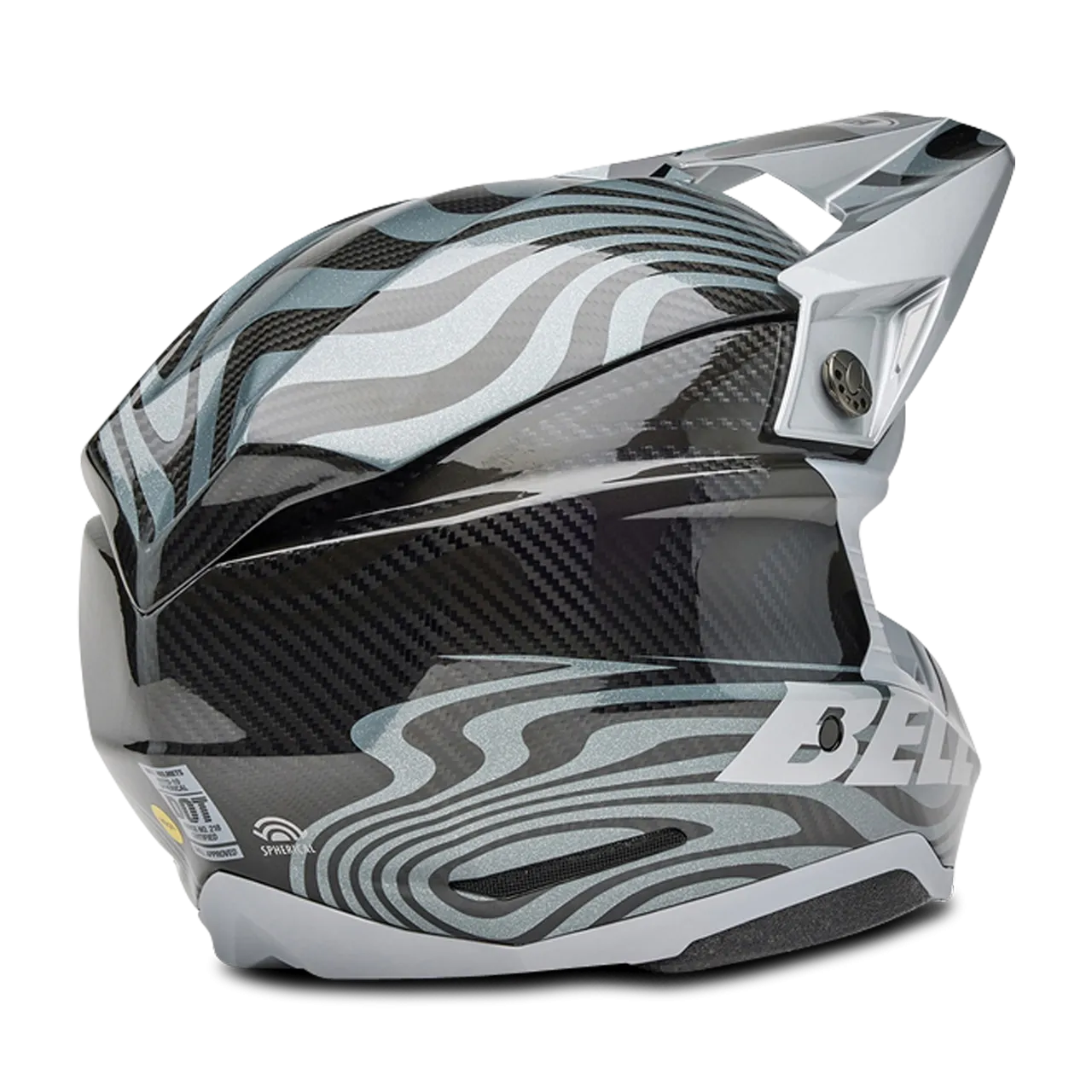 Casco MX Bell Moto-10 Spherical Gris