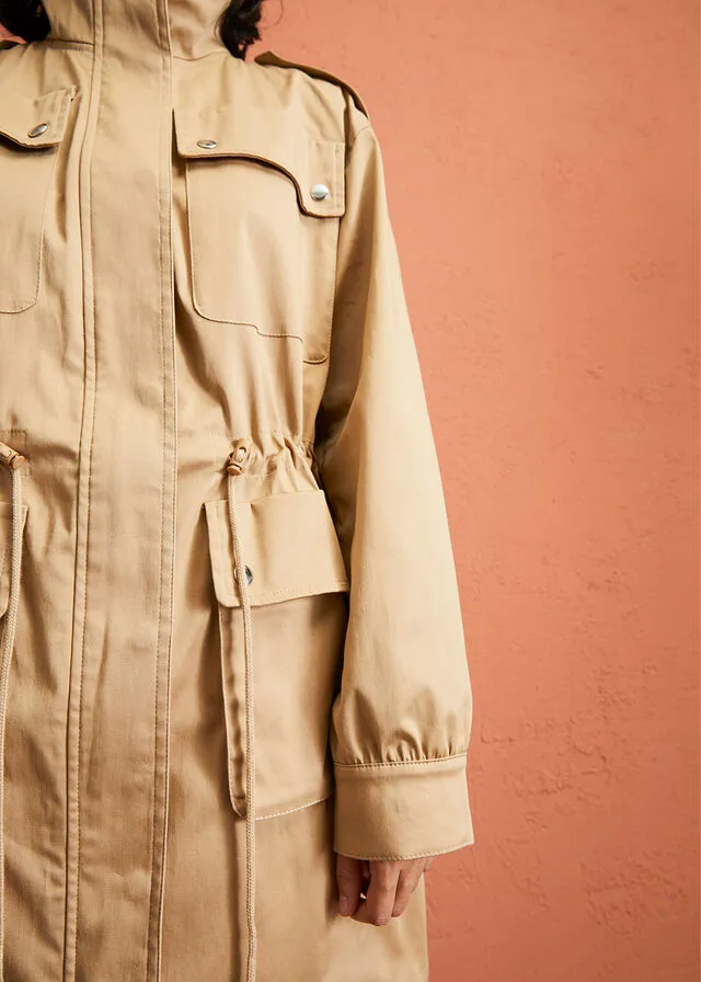 Beige Brown Jacket