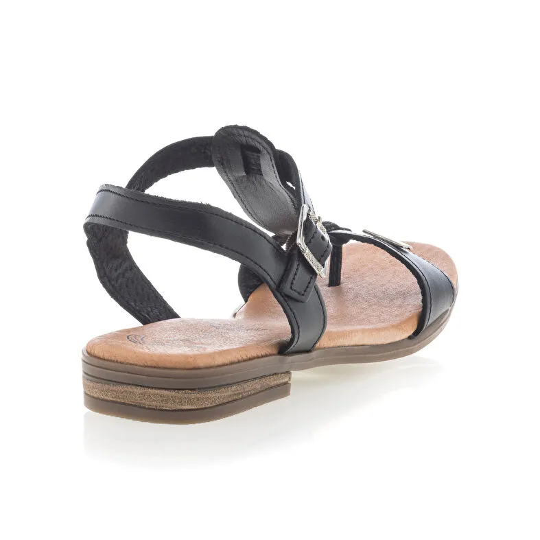 Black Women's Flip Flops / Toe Guards