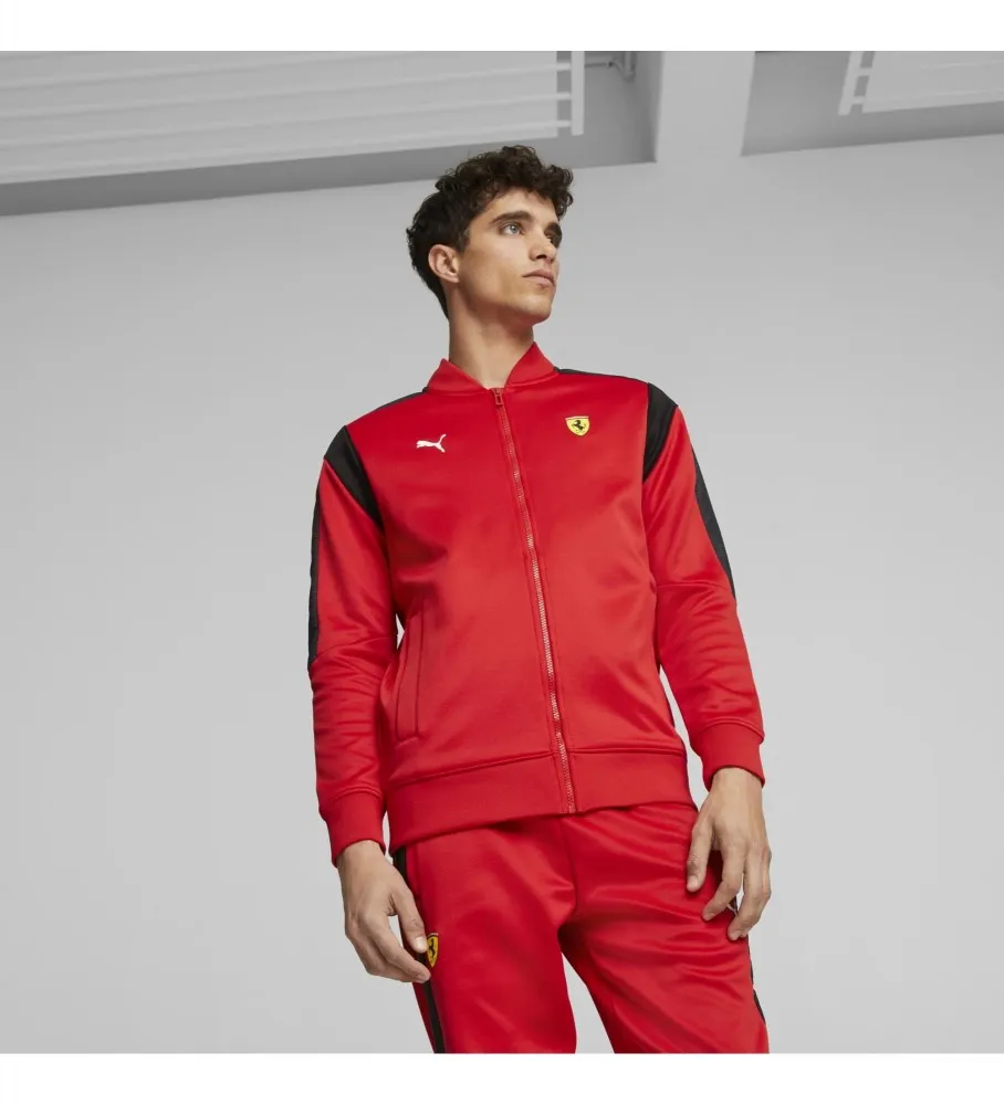 Red Scuderia Ferrari Race MT7 Sport Jacket