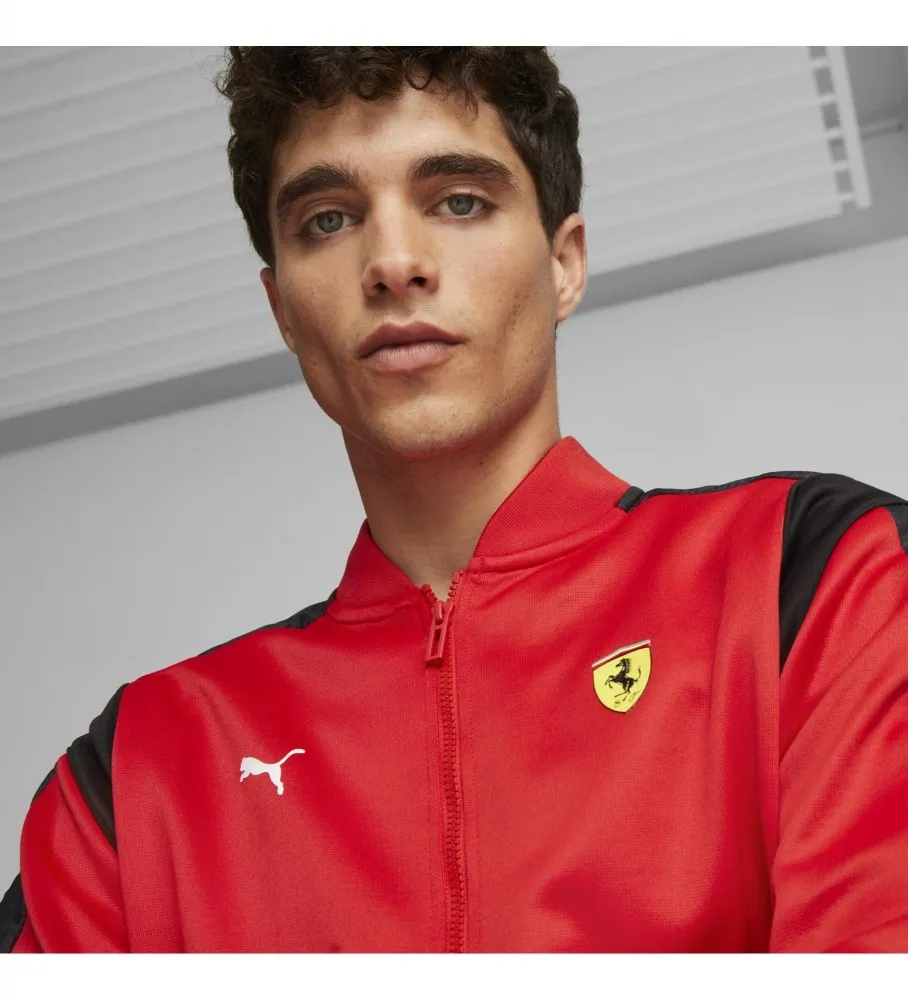 Red Scuderia Ferrari Race MT7 Sport Jacket