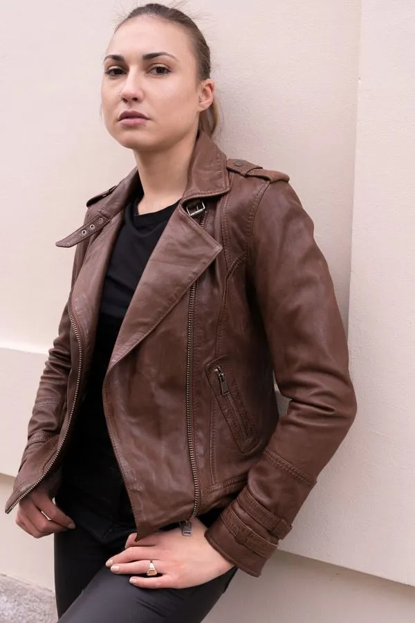 Cityzen Women's Aprilia 2 Mid Brown Jacket